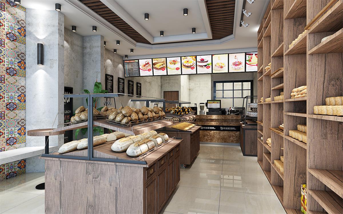 西式精品面包店裝修設(shè)計(jì)-第4張圖片-上海古都建筑設(shè)計(jì)集團(tuán) 西式精品面包店裝修設(shè)計(jì)-第4張圖片-上海古都建筑設(shè)計(jì)集團(tuán)